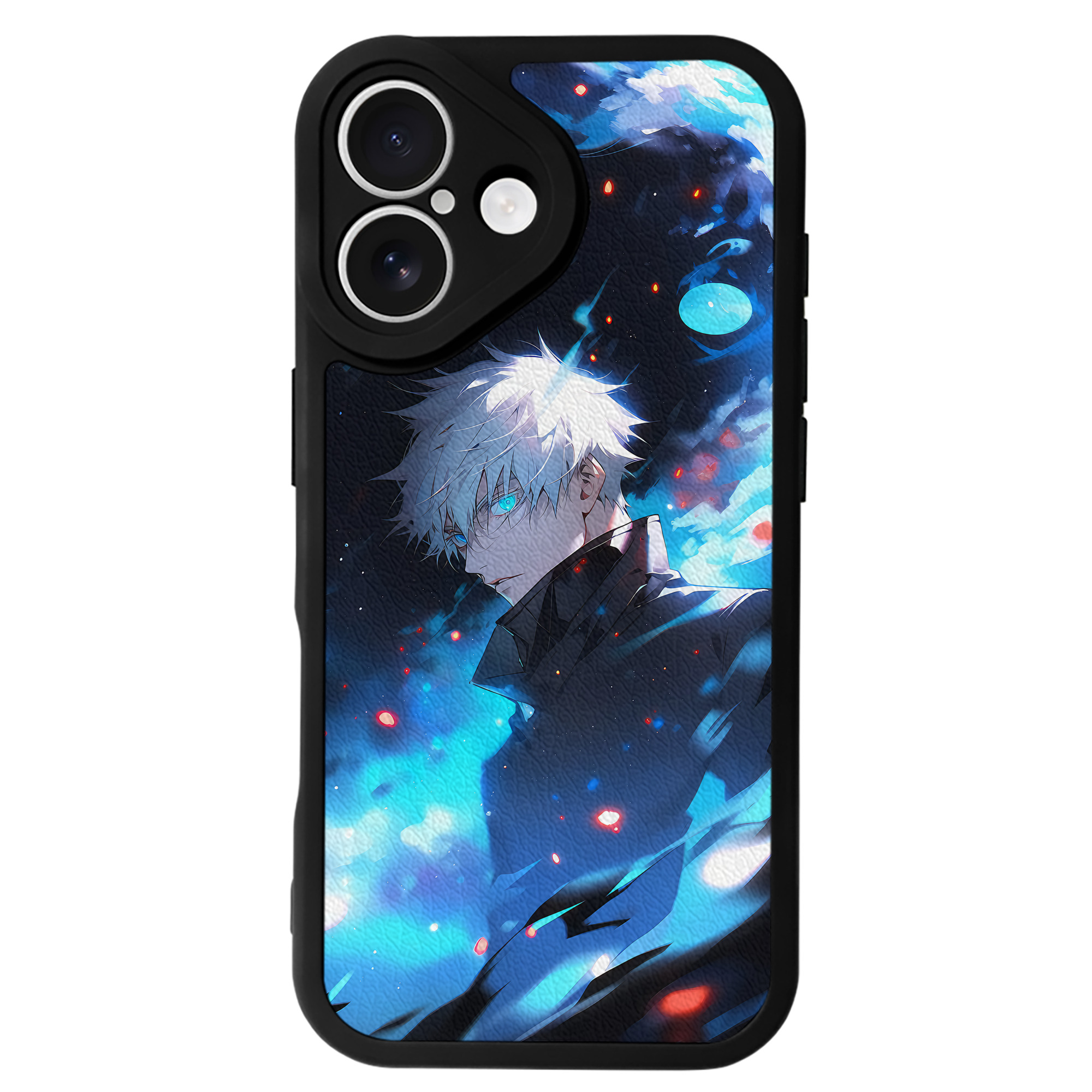 （画像用） 呪術廻戦 Jujutsu Kaisen 【iPhone 16シリーズ対応】シリコンスマホケース（レザー調） 材質：シリコン